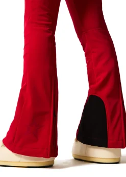 Aurora high-waist flared ski pants