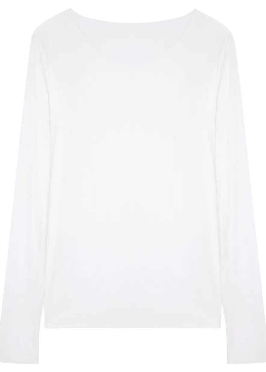 Aurora Pure stretch-jersey top