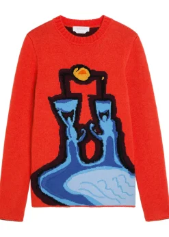 Avichai intarsia cashmere jumper