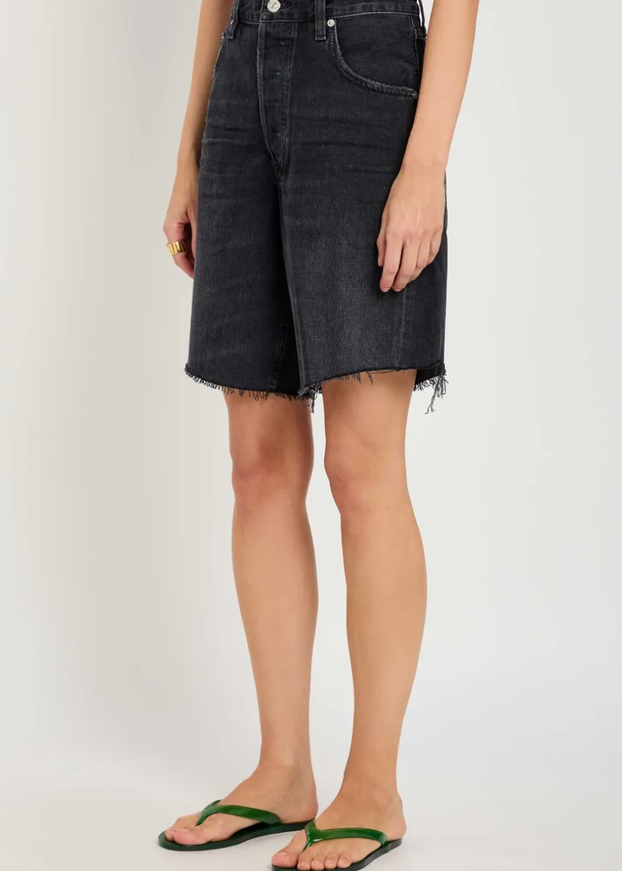 Ayla frayed denim shorts