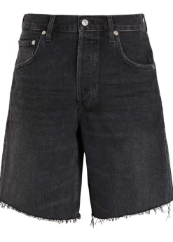 Ayla frayed denim shorts