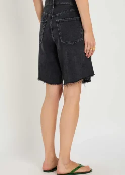 Ayla frayed denim shorts