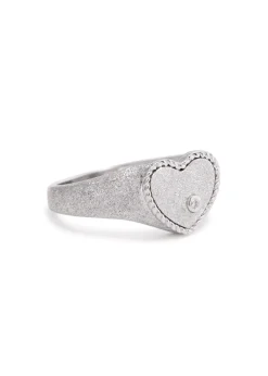 Baby Chevaliere glittered pinky ring