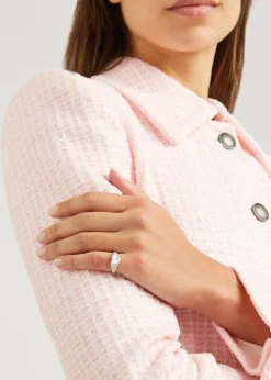 Baby Chevaliere glittered pinky ring