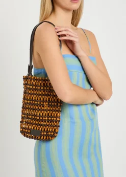 Baja beaded mini tote bag