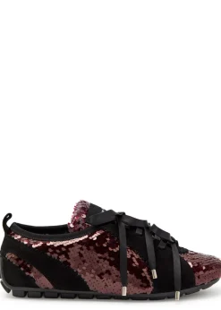 Ballerina Grip sequin-embellished suede sneakers