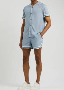 Baller nylon swim shorts