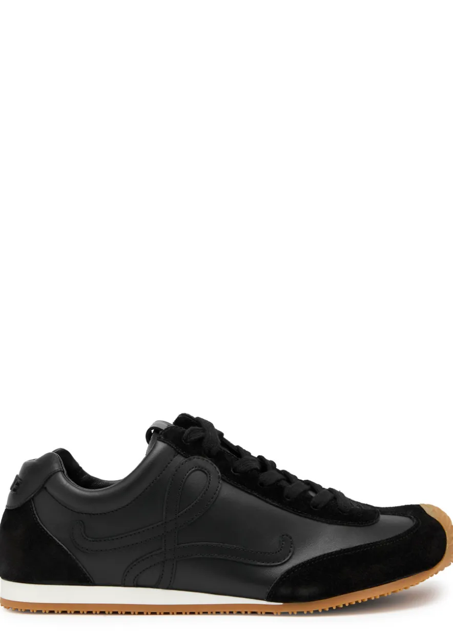 Ballet Runner 2.0 panelled leather sneakers