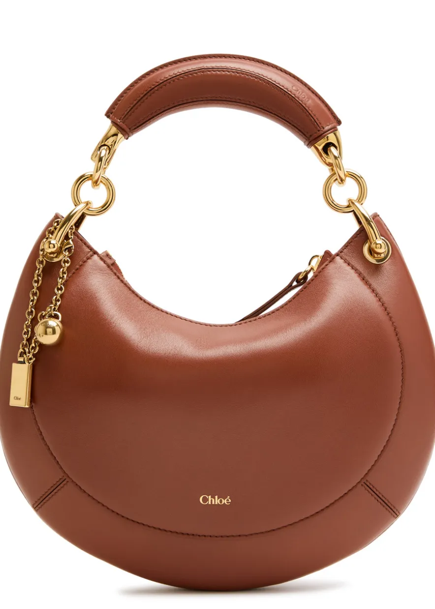 Banana leather shoulder bag