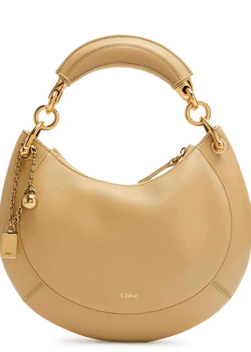 Banana leather shoulder bag