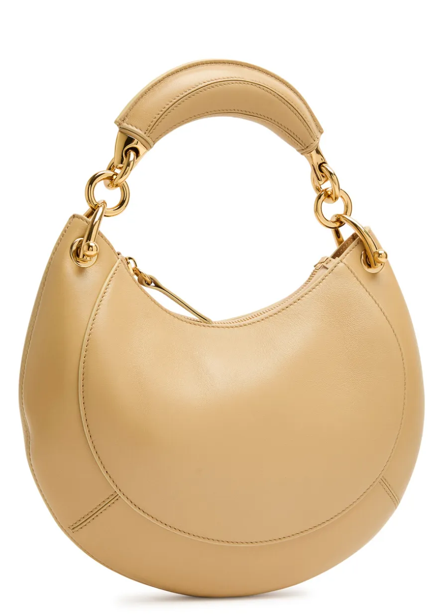 Banana leather shoulder bag