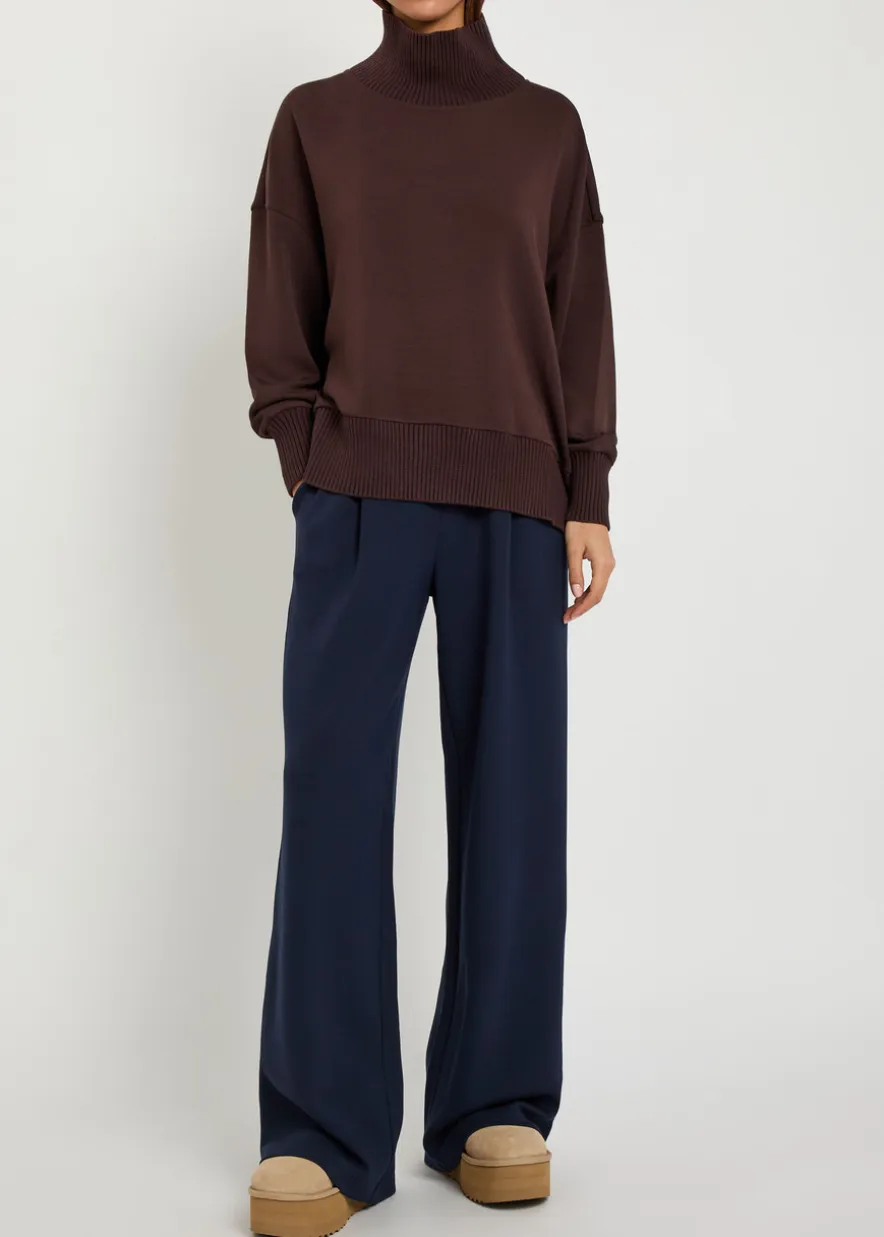 Barker high-neck stretch-jersey sweatshirt