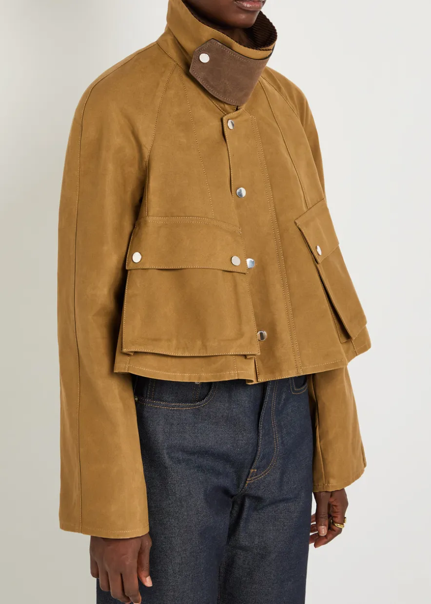 Barn corduroy collar cotton jacket