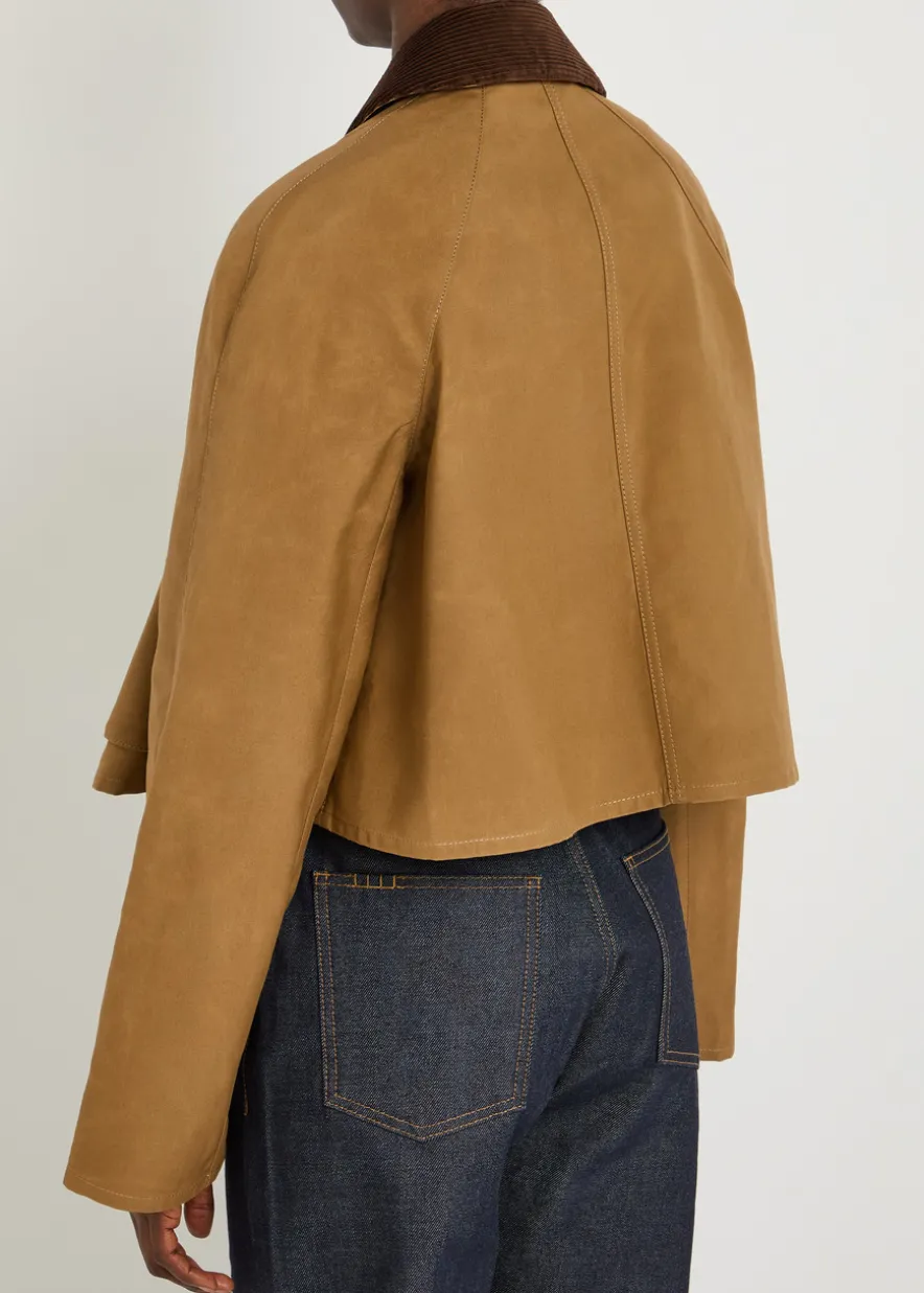 Barn corduroy collar cotton jacket