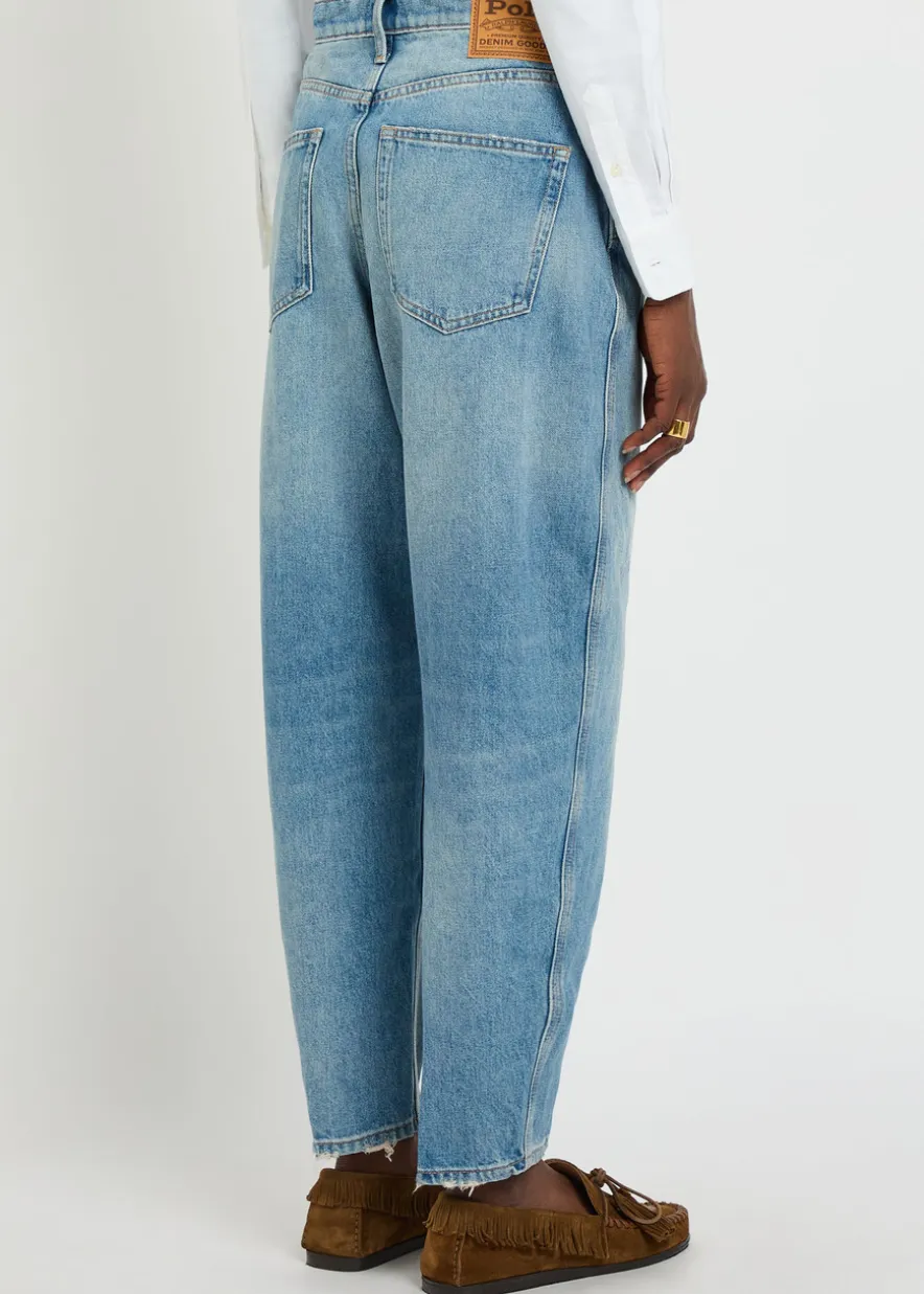 Barrel-leg jeans