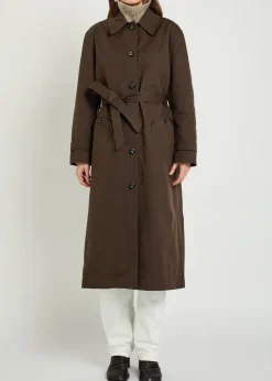 Basoto belted cotton trench coat