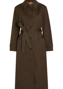Basoto belted cotton trench coat