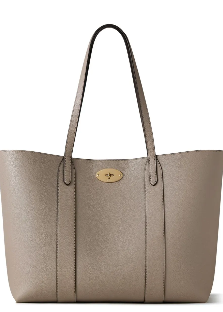 Bayswater grained leather small tote bag