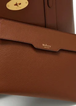 Bayswater grained leather small tote bag
