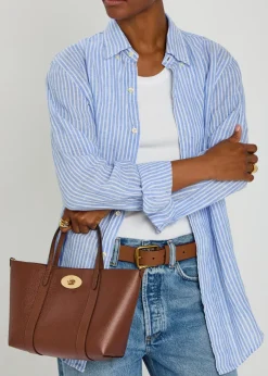 Bayswater mini grained leather cross-body bag