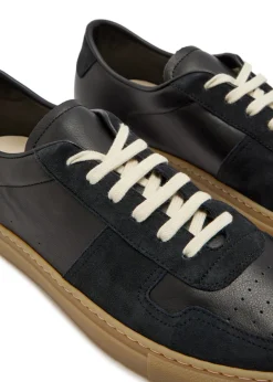 Bball panelled leather sneakers
