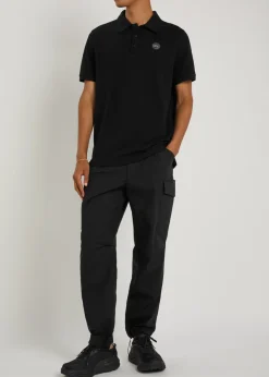 Beckley logo piqué cotton polo shirt