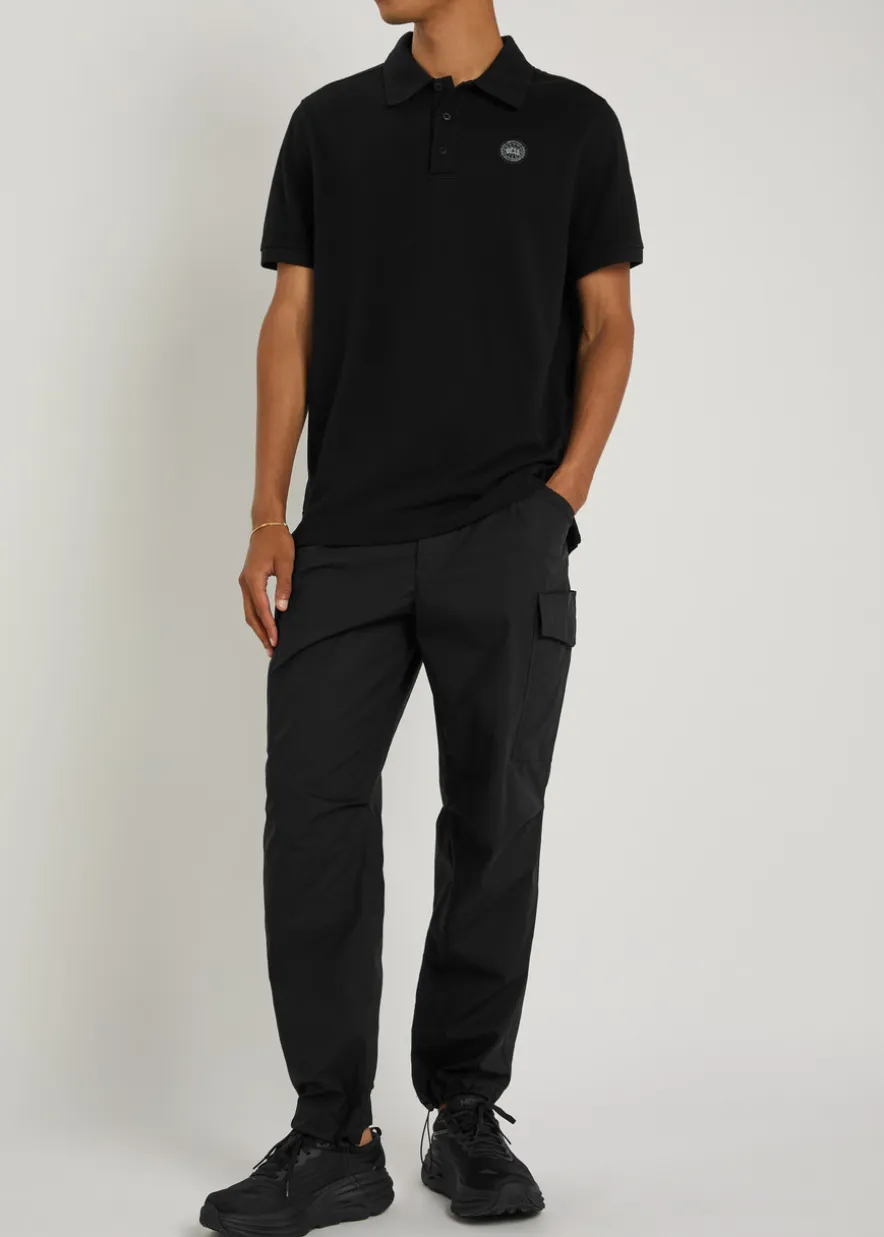 Beckley logo piqué cotton polo shirt