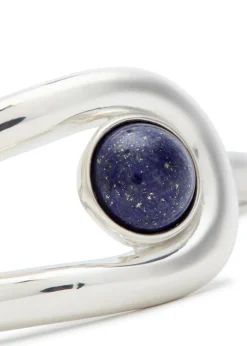 Becky sculpted sterling silver cuff