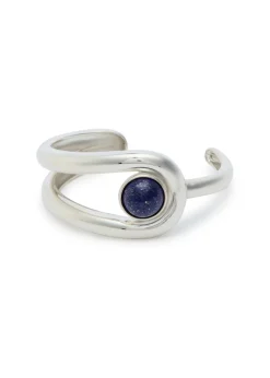 Becky sculpted sterling silver cuff