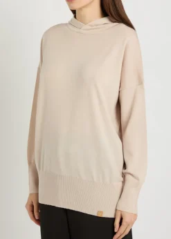 Beeby hooded merino wool jumper