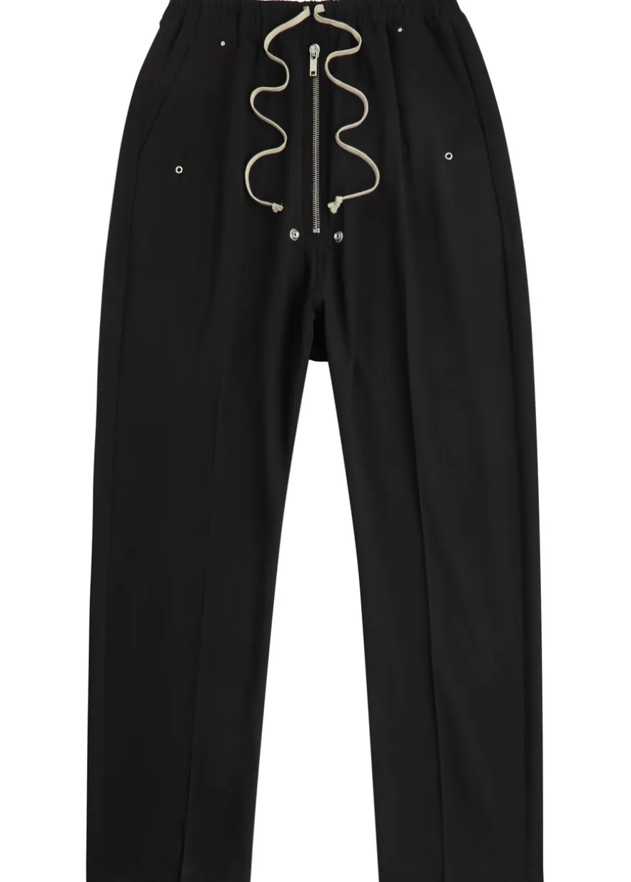Bela tapered-leg wool trousers