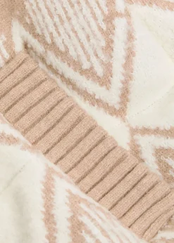 Belina Fair Isle padded knit jacket