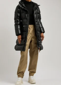 Bellevue quilted nylon coat