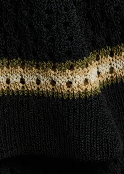 Benicio crochet-knit shirt