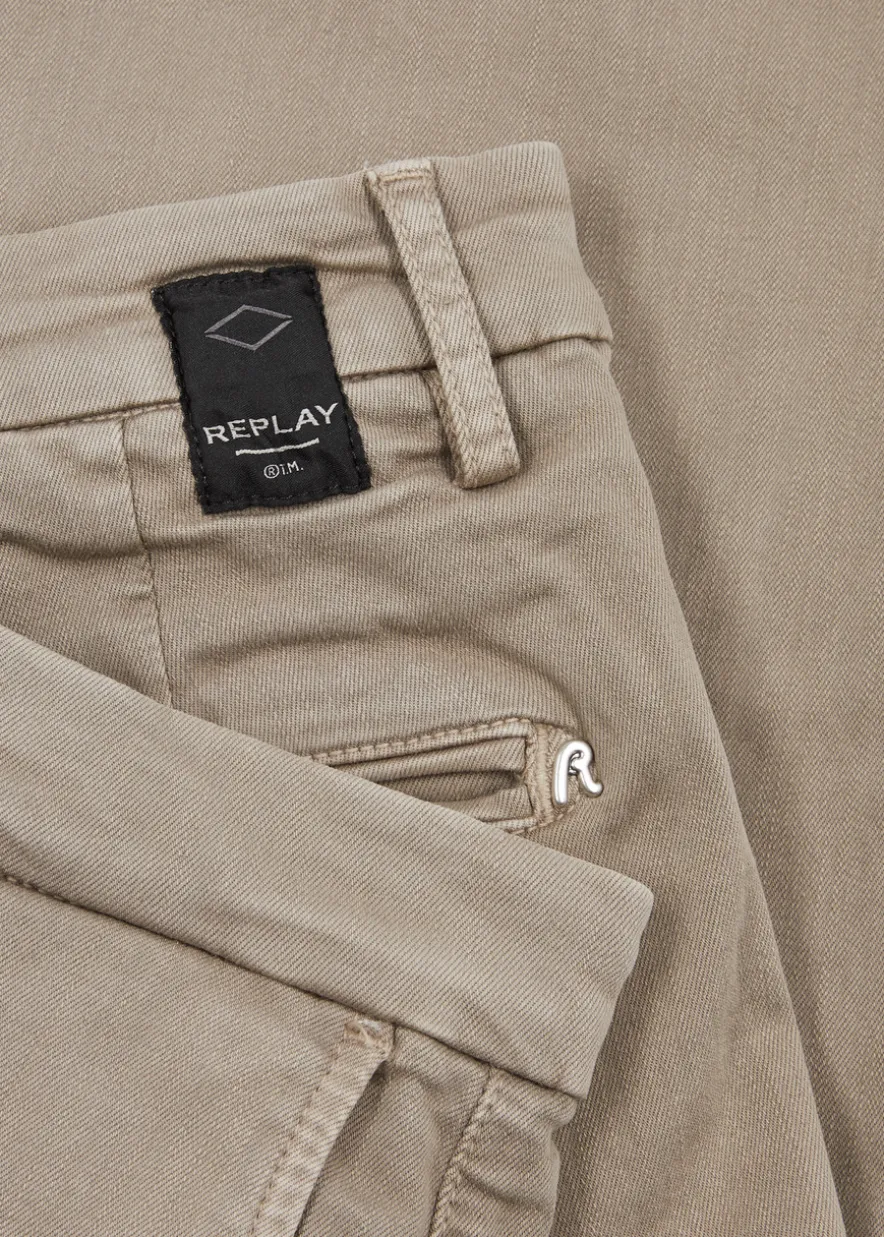 Benni Hyperflex X,LITE cotton-blend chinos