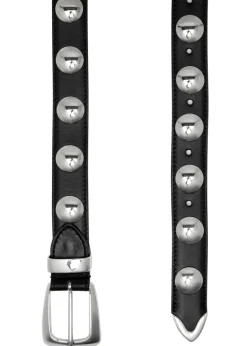 Benny studded leather belt