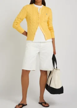 Bermuda denim shorts