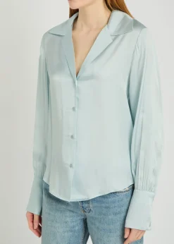 Bethany silk-blend shirt