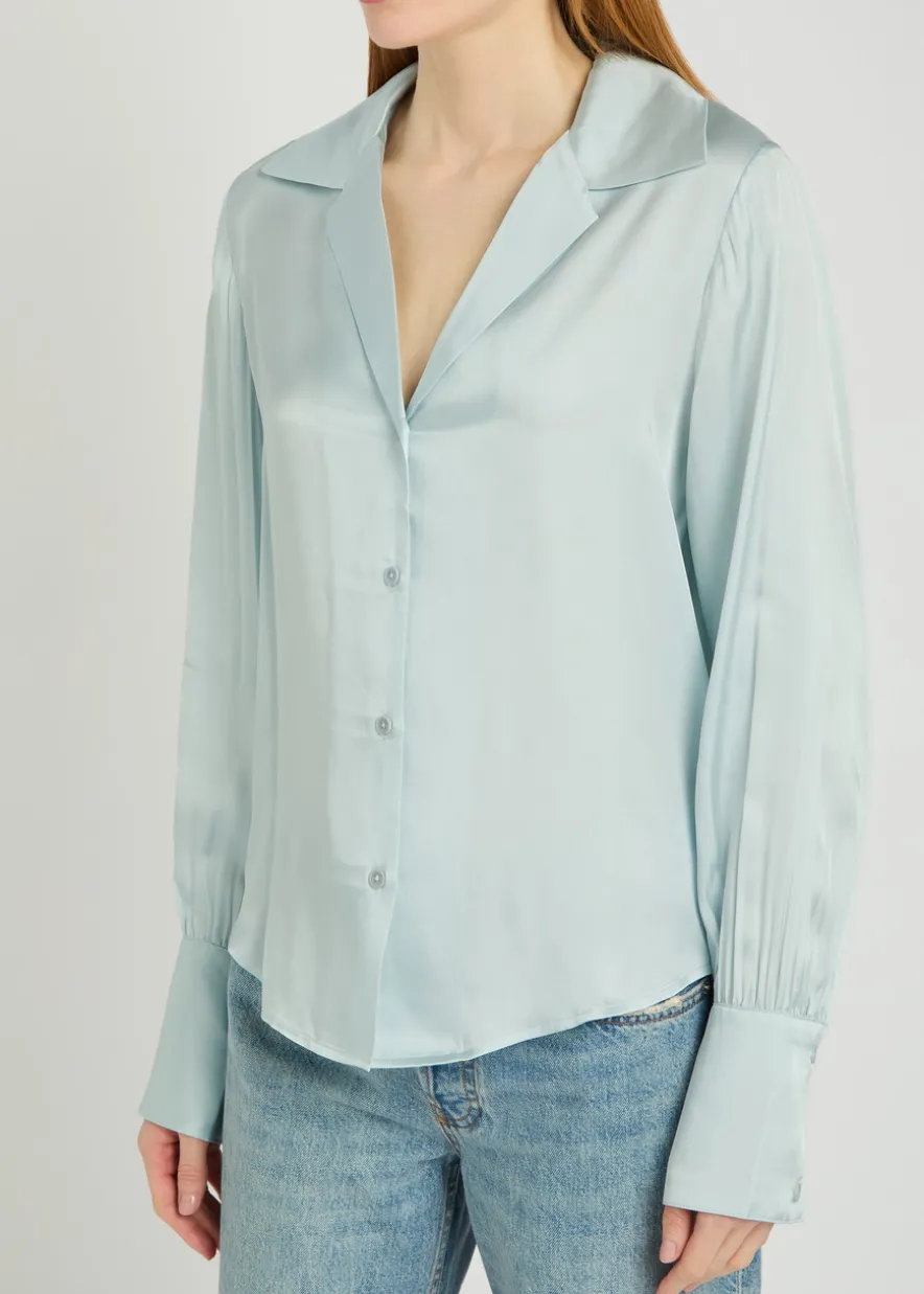 Bethany silk-blend shirt