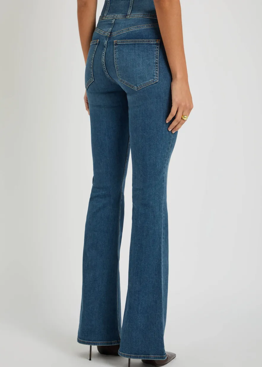 Beverly flared-leg jeans