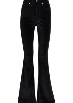 Beverly skinny flared-leg velvet jeans