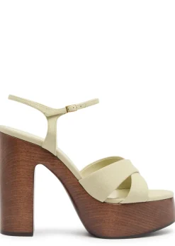 Bianca 125 canvas platform sandals