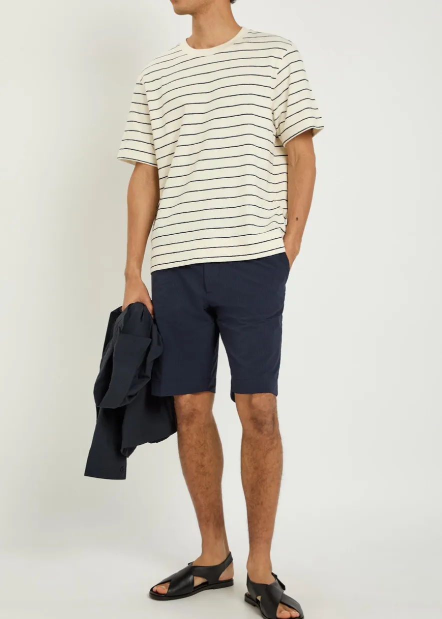 Billie striped seersucker swim shorts