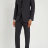 Bistretch Shelton wool-blend evening suit