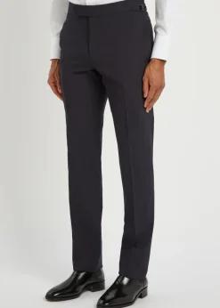 Bistretch Shelton wool-blend evening suit