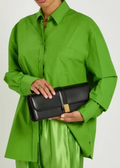 Blake leather clutch