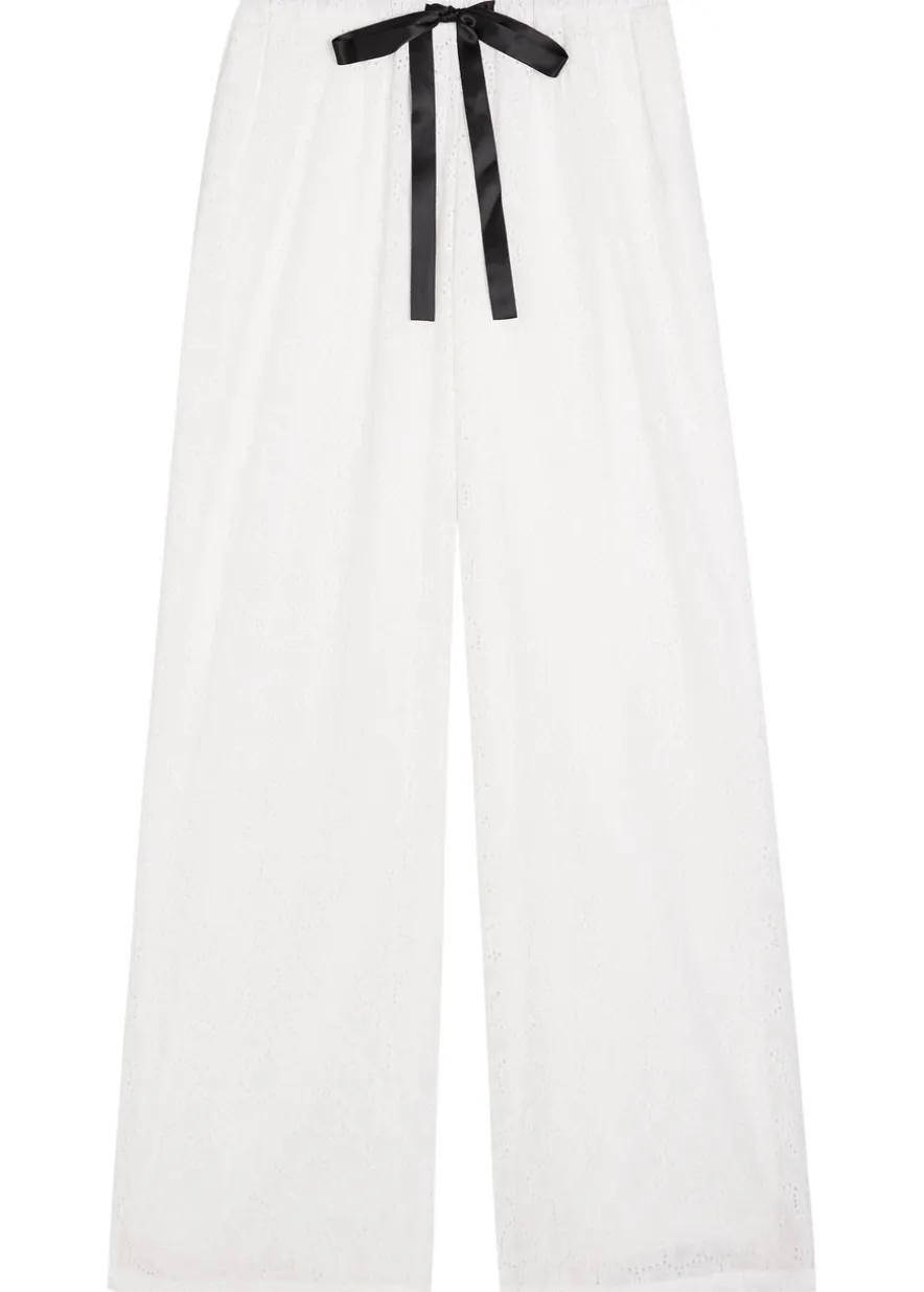 Blanca broderie anglaise cotton trousers