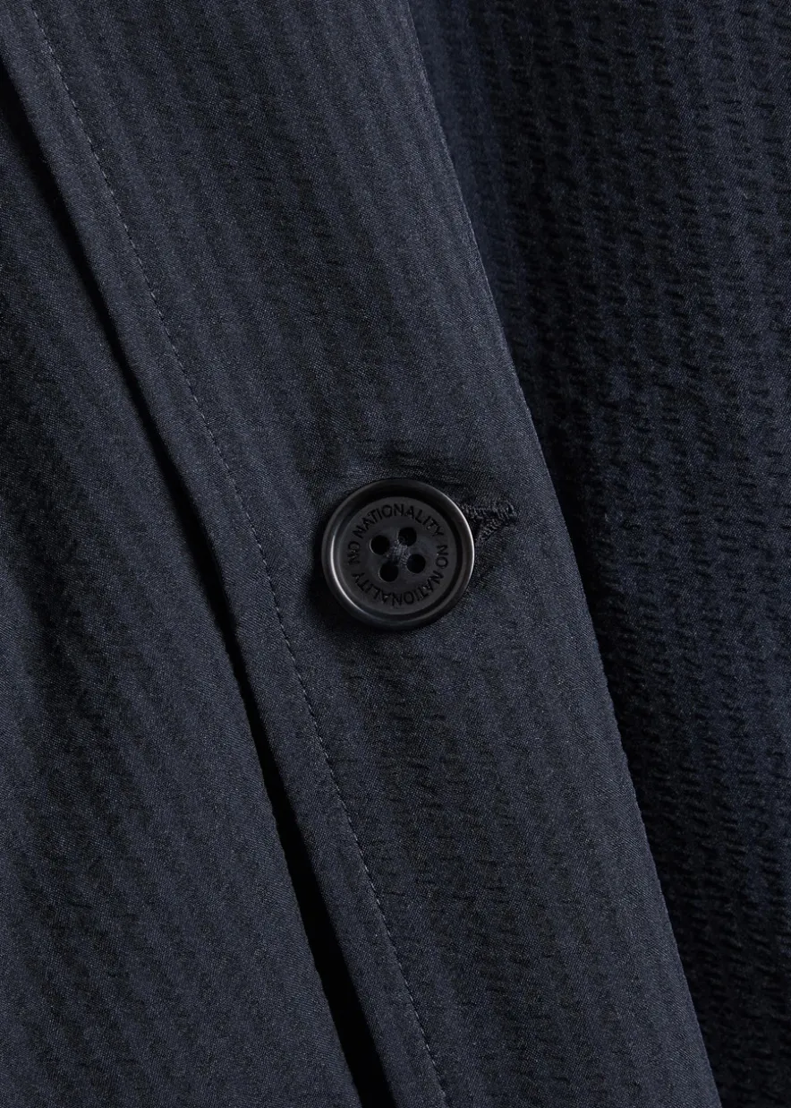 Blaze striped seersucker shirt
