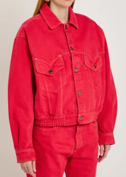 Blouson denim jacket