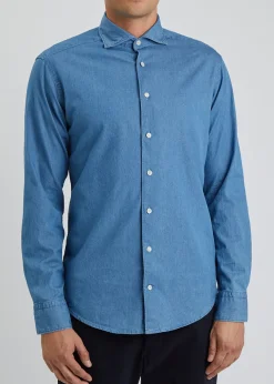 Blue chambray shirt